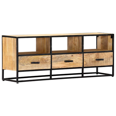 Vidaxl tv-meubel 120x30x45 cm massief mangohout