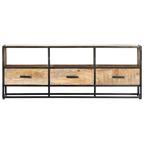 Vidaxl tv-meubel 120x30x45 cm massief mangohout