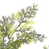 VIDAXL Künstliche Pflanze mit Topf -Cipres -Baum 150 cm Grün