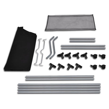 Vidaxl WASS SOURTERS mit Taschen 2 St schwarz und grau