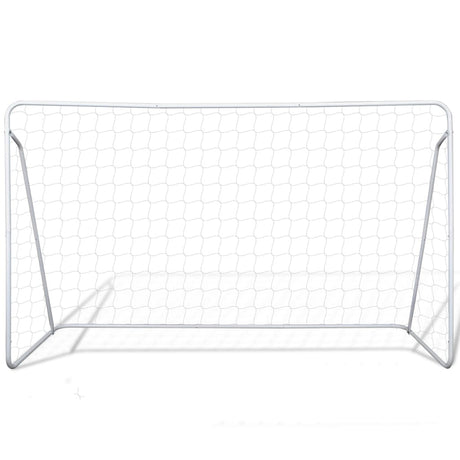 Vidaxl -Fußballtore 2 PCs 240x90x150 cm Stahl