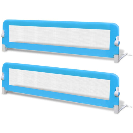 Vidaxx Kinderbettgitter 2 Stück 150x42 cm blau
