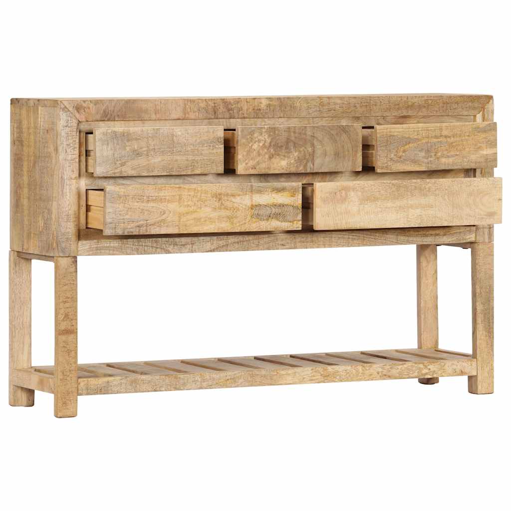 Vidaxl dressoir 120x30x75 cm massief mangohout