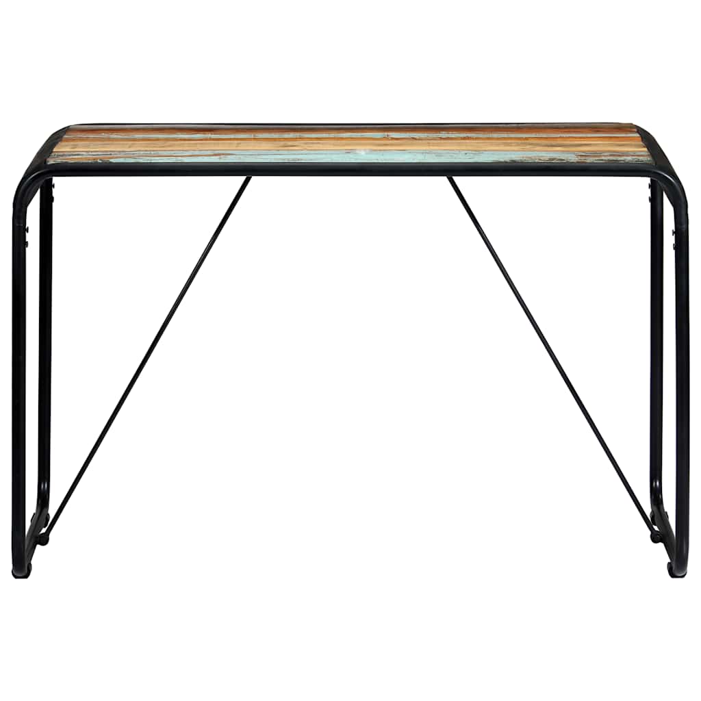 Vidaxl eettafel 118x60x76 cm massief gerecycled hout