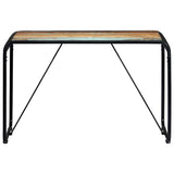 Vidaxl eettafel 118x60x76 cm massief gerecycled hout