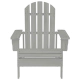 Vidaxl tuinstoel hout grijs