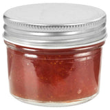 Vidaxl -Marmeladengläser mit silberfarbenen Deckel 24 St 110 ml Glas