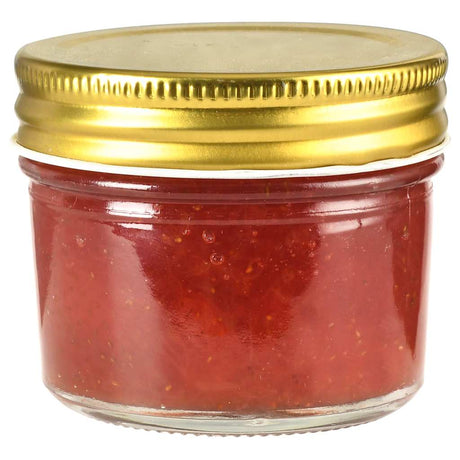 Vidaxl -Marmeladengläser mit goldfarbenen Deckeln 24 St 110 ml Glas