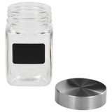 Vidaxl -Speichertöpfe mit Aufklebern 24 ST 300 ml