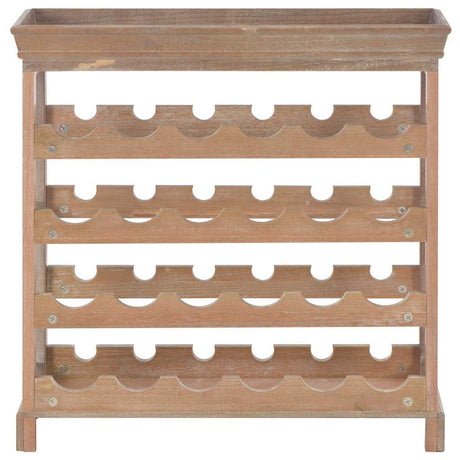 Vidaxl wijnkast 70x22,5x70,5 cm mdf bruin