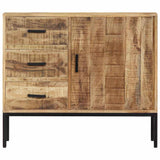 Vidaxl dressoir 88x30x71 cm massief mangohout