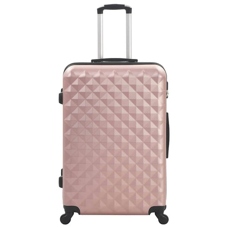 Vidaxl 3-teiliges hartes Gepäckset Abs Roségoud