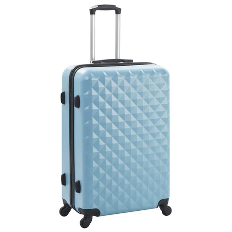 Vidaxl 3-teiliges hartes Gepäckset Abs Blau