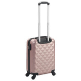 Vidaxl Hartkoffer ABS Rosé Gold