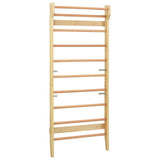 Vidaxl Wandkletterstange 80x15.8x195 cm Holz