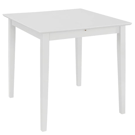 Vidaxl eettafel verlengbaar (80-120)x80x74 cm mdf wit