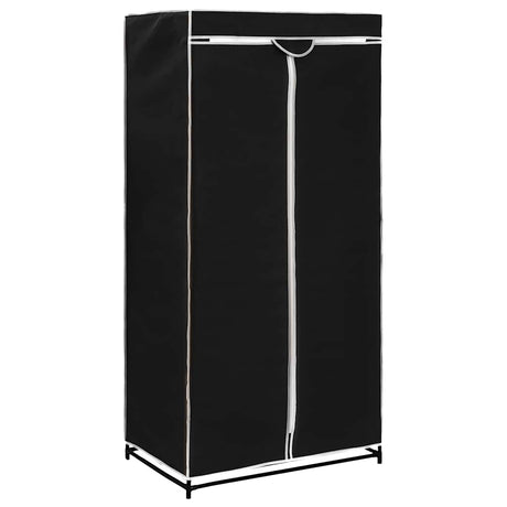 Vidaxl kledingkast 75x50x160 cm zwart