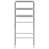 VIDAXL-LAGE ROK für Boven Waschmaschine 3-layer 69x28x169 cm Silber