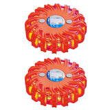 Proplus -Warnscheiben mit 16 LEDs 2 St Orange
