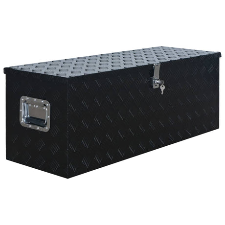 Vidaxl Aluminiumbox 1085x370x400 mm Schwarz