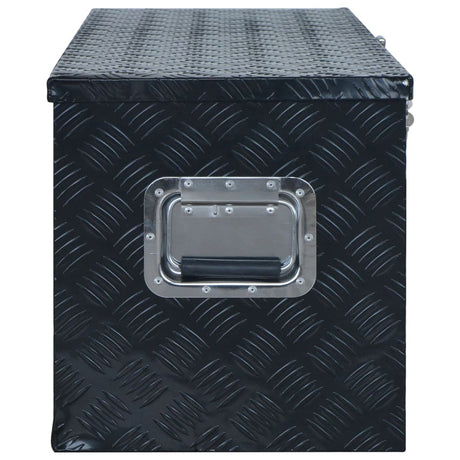 Vidaxl Aluminiumbox 1085x370x400 mm Schwarz