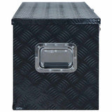Vidaxl Aluminiumbox 1085x370x400 mm Schwarz
