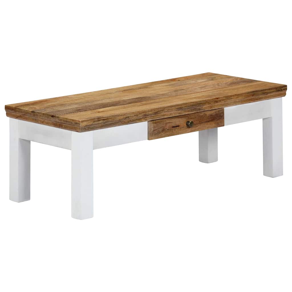 Vidaxl salontafel 110x50x40 cm massief mangohout