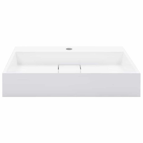 Vidaxl Washbeasin 60x38x11 CM Mineralguss Marmorguss Weiß
