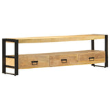 Vidaxl tv-meubel 150x30x45 cm massief mangohout