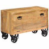 Vidaxx Schuhschrank 86x35x55 cm massives Mangoholz