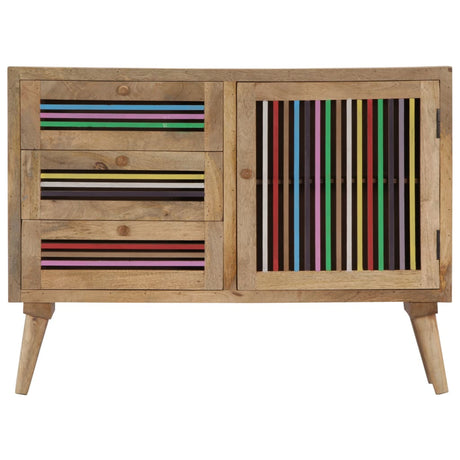Vidaxl dressoir 100x30x75 cm massief mangohout