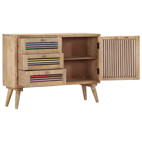 Vidaxl dressoir 100x30x75 cm massief mangohout