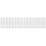 Vidaxl Schanskorf Wand mit Deckel 900x50x200 cm verzinkter Stahl