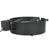 Vidaxl BBQ Rotisserie Ring 47 cm Schwarz
