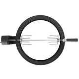 Vidaxl BBQ Rotisserie Ring 47 cm Schwarz