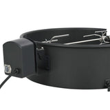 Vidaxl BBQ Rotisserie Ring 47 cm Schwarz