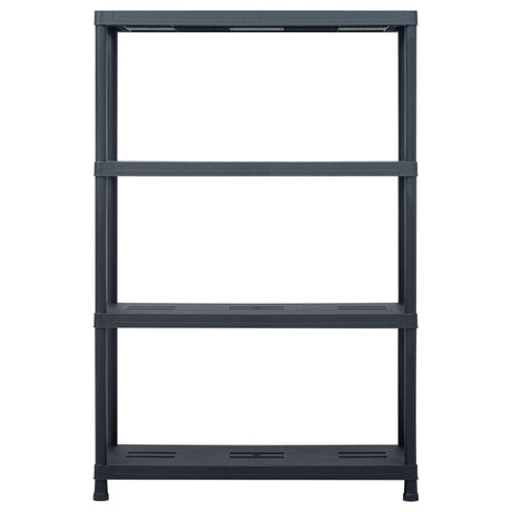 VIDAXL -LAGE RAGS 2 PCS 220 kg 90 x 40 x 138 cm Kunststoff Schwarz