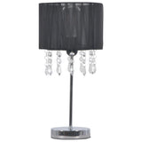 Vidaxl -Schreibtischlampe um E27 schwarz