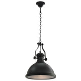 Vidaxl Deckenlampe um E27 Schwarz