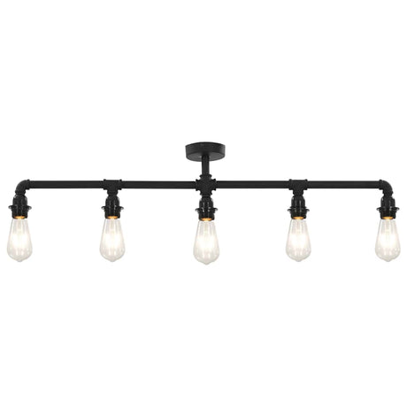 Vidaxl Deckenlampe 5xe27 Schwarz