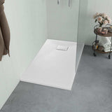 Vidaxl Duschschale 90x70 cm SMC Weiß
