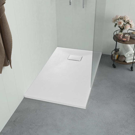 Vidaxl Duschschale 90x90 cm SMC Weiß