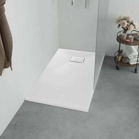 Vidaxl Duschschale 90x90 cm SMC Weiß