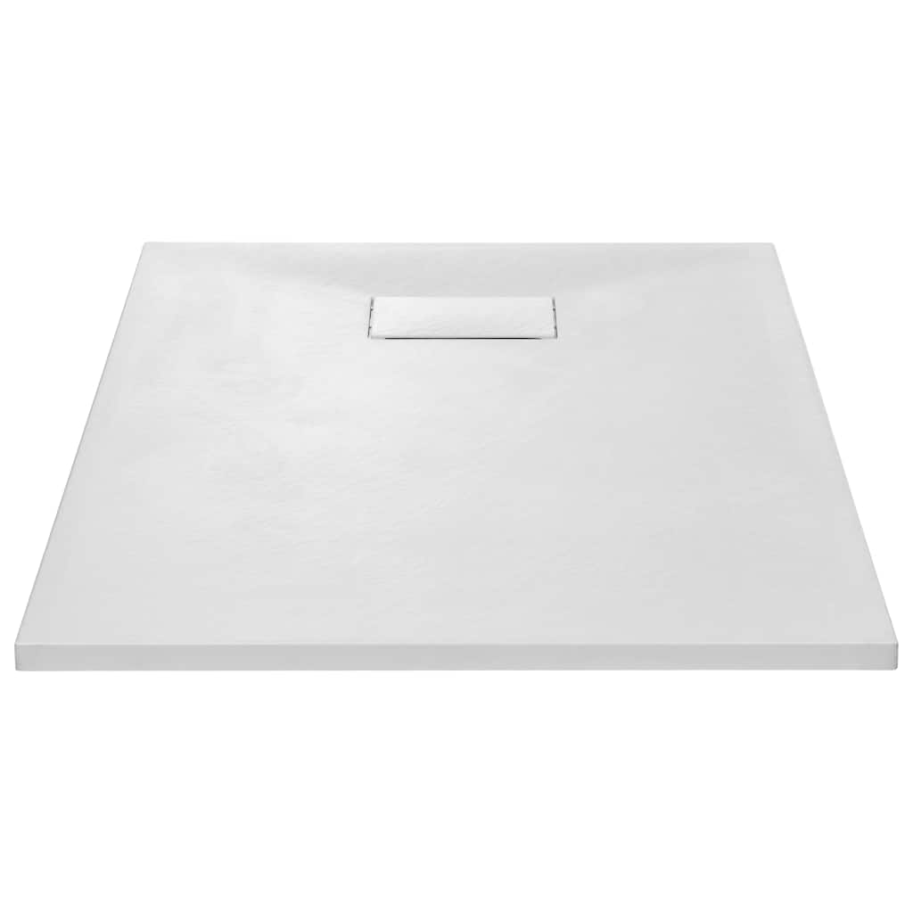 Vidaxl Duschschale 100x70 cm SMC Weiß