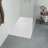 Vidaxl Duschschale 100x70 cm SMC Weiß