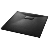 Vidaxl Duschschale 90x90 cm SMC Schwarz