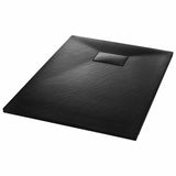 Vidaxl Duschschale 100x70 cm SMC Schwarz