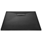 Vidaxl Duschschale 100x70 cm SMC Schwarz