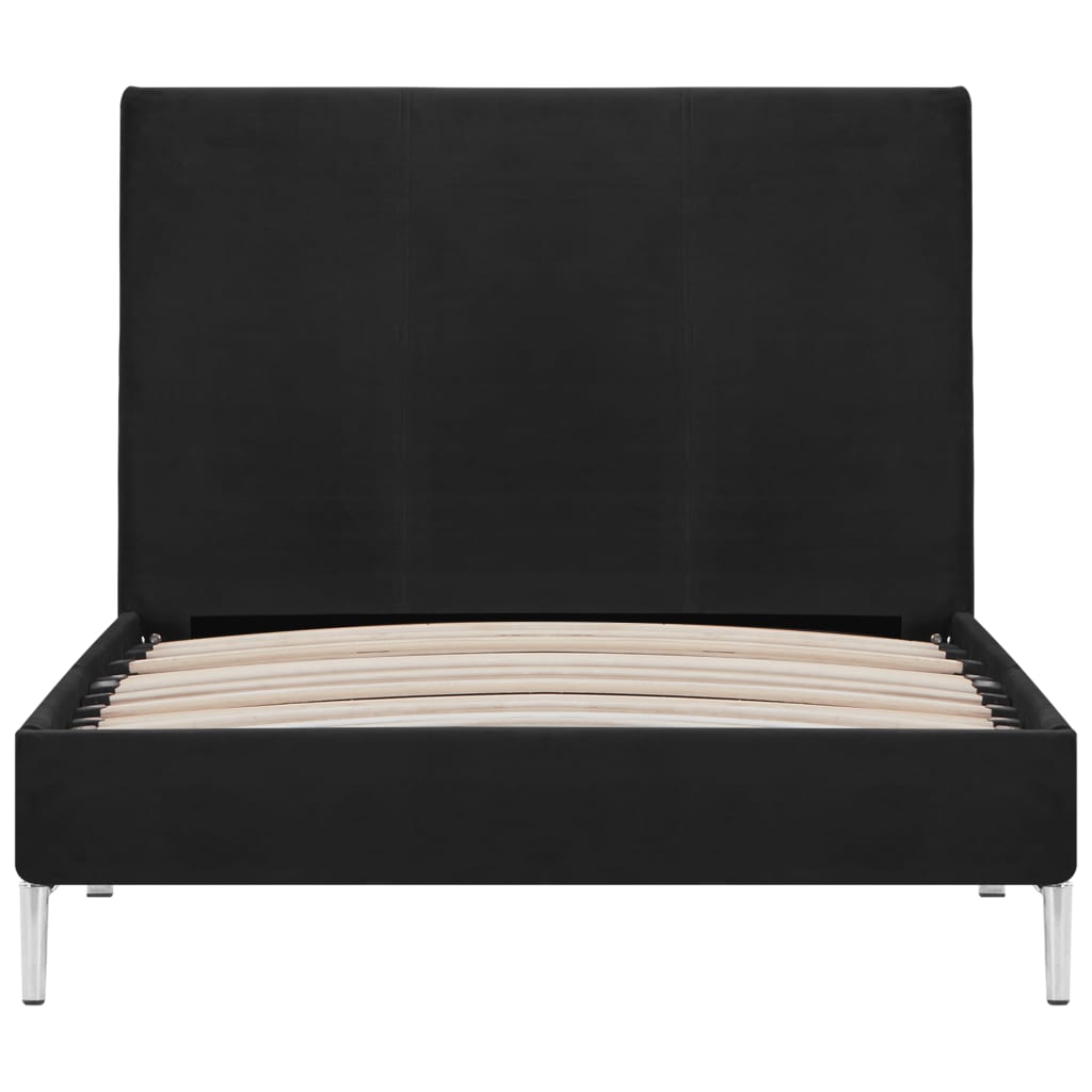 Vidaxl bedframe stof zwart 90x200 cm