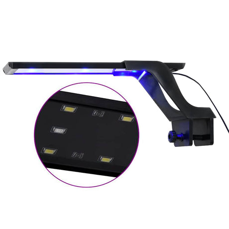 Vidaxx Aquariumlampe mit Klemme LED 25-45 cm blau und weiß